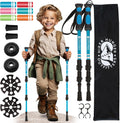 Kids Hiking Poles - Lightweight Collapsible Kids Walking Stick
