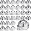Ball Transfer Units 1 in 30 Pc Pack - Durable Carbon Steel Rollers
