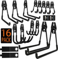 Steel Garage Storage Hooks - Heavy Duty Wall Mount for Tools