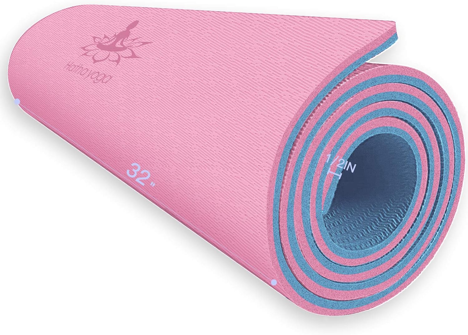 Extra Thick TPE Yoga Mat for Comfort and Stability in Practice