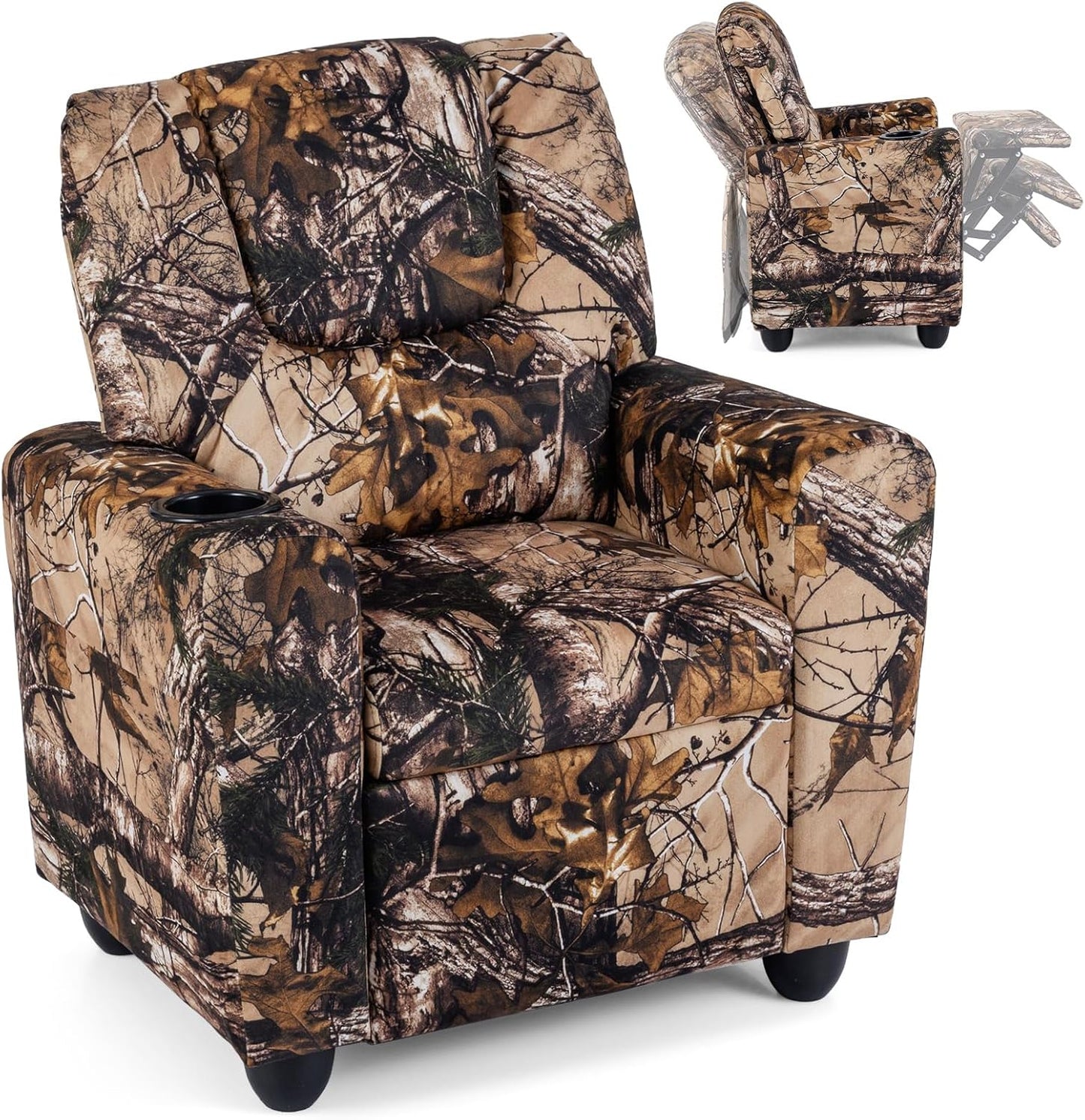 Costzon Kids Recliner Chair with Cup Holder for Children