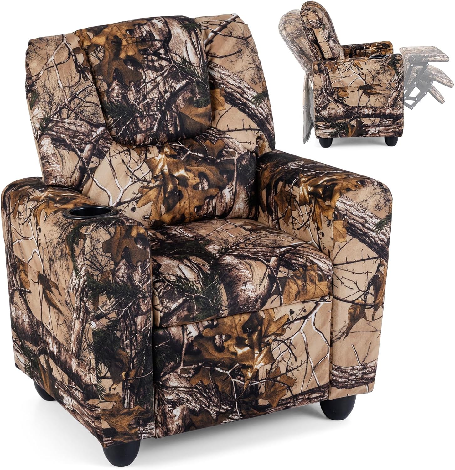 Costzon Kids Recliner Chair with Cup Holder for Children