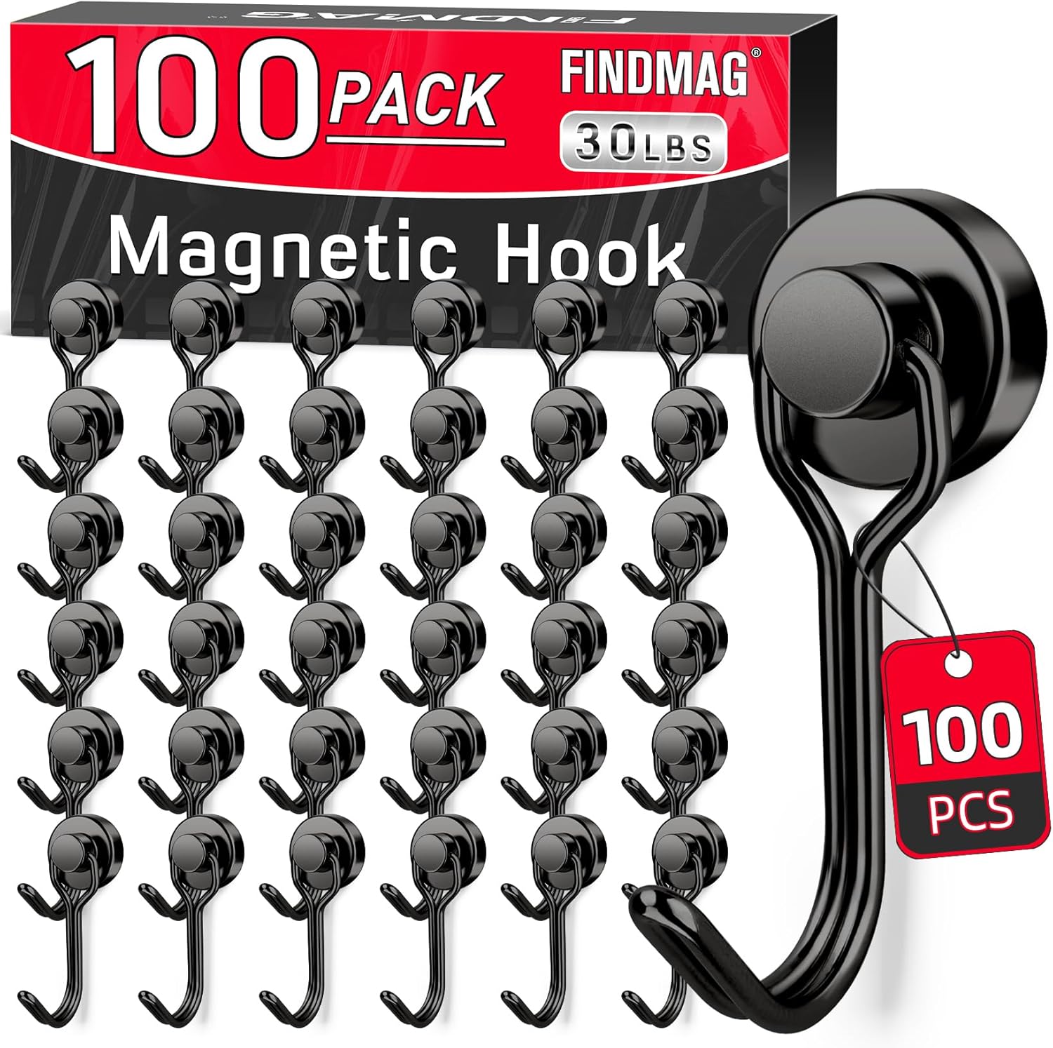 Powerful 30 LB+ Magnetic Hooks for Cruise Cabins and More
