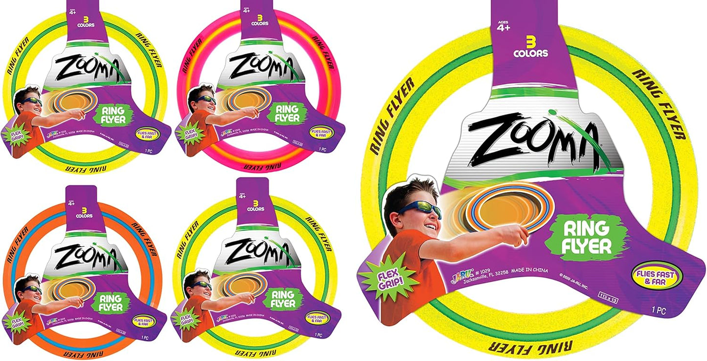 Zooma Ring Flyers 4-Pack: Ultimate Outdoor Fun for Kids!
