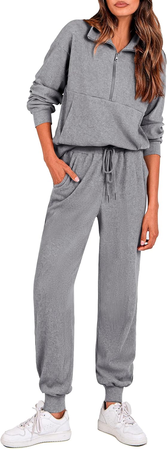 PRETTYGARDEN Women's Fall 2 Piece Lounge Sets for Comfort