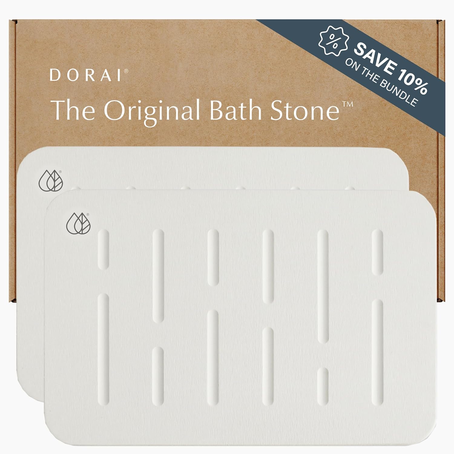 Dorai Home Bath Stone Mat - Quick-Dry Non-Slip Diatomite Mat