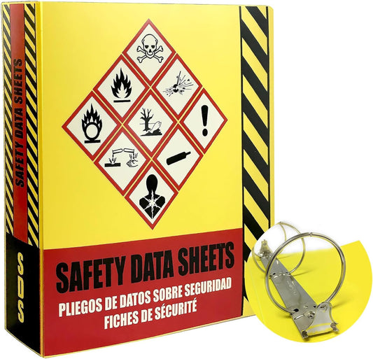 Durable Trilingual SDS Binder - 1.5in, 250pg