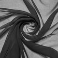 MDS Pack of 70 Yard Chiffon Fabric Bolt - Sheer Black Draping