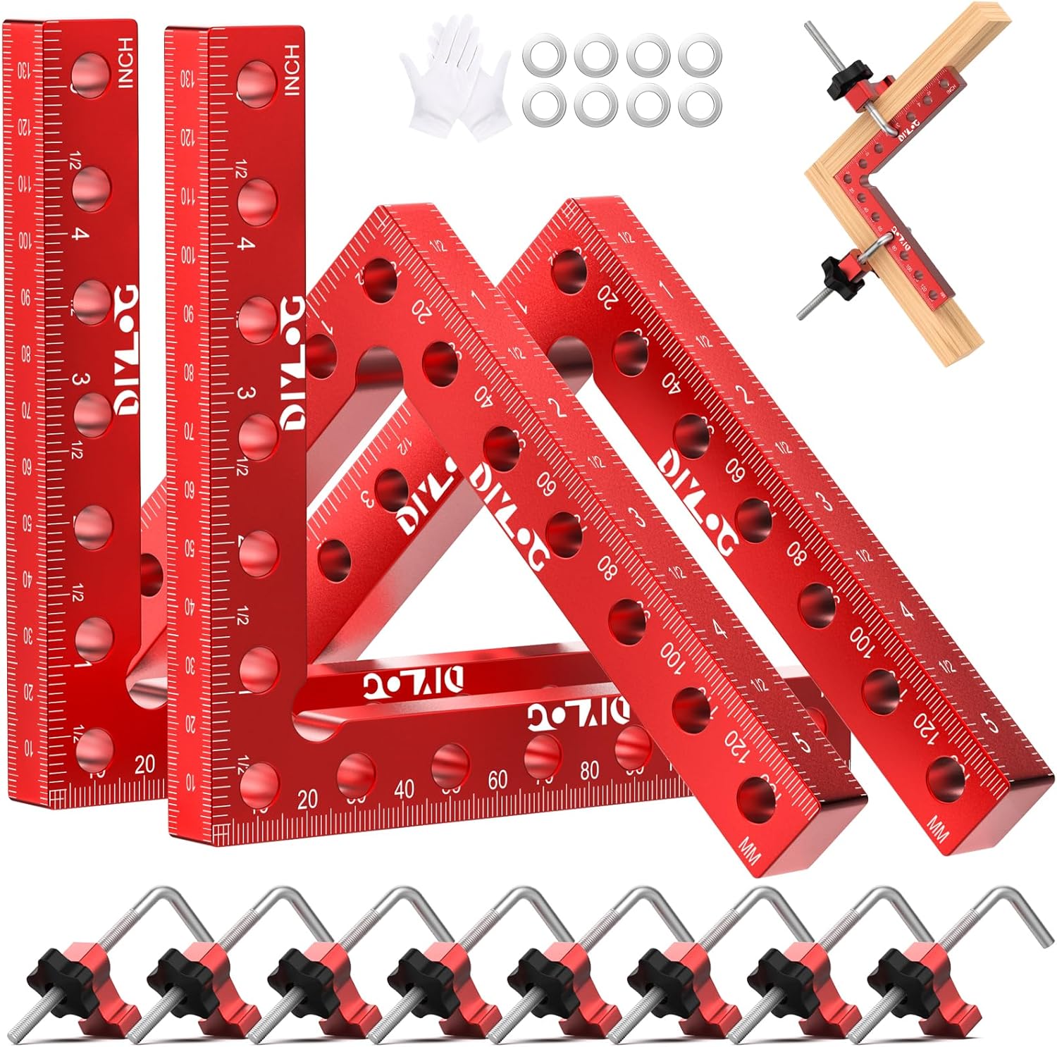 Corner Clamp for Woodworking - 90 Degree Precision Clamping Tool