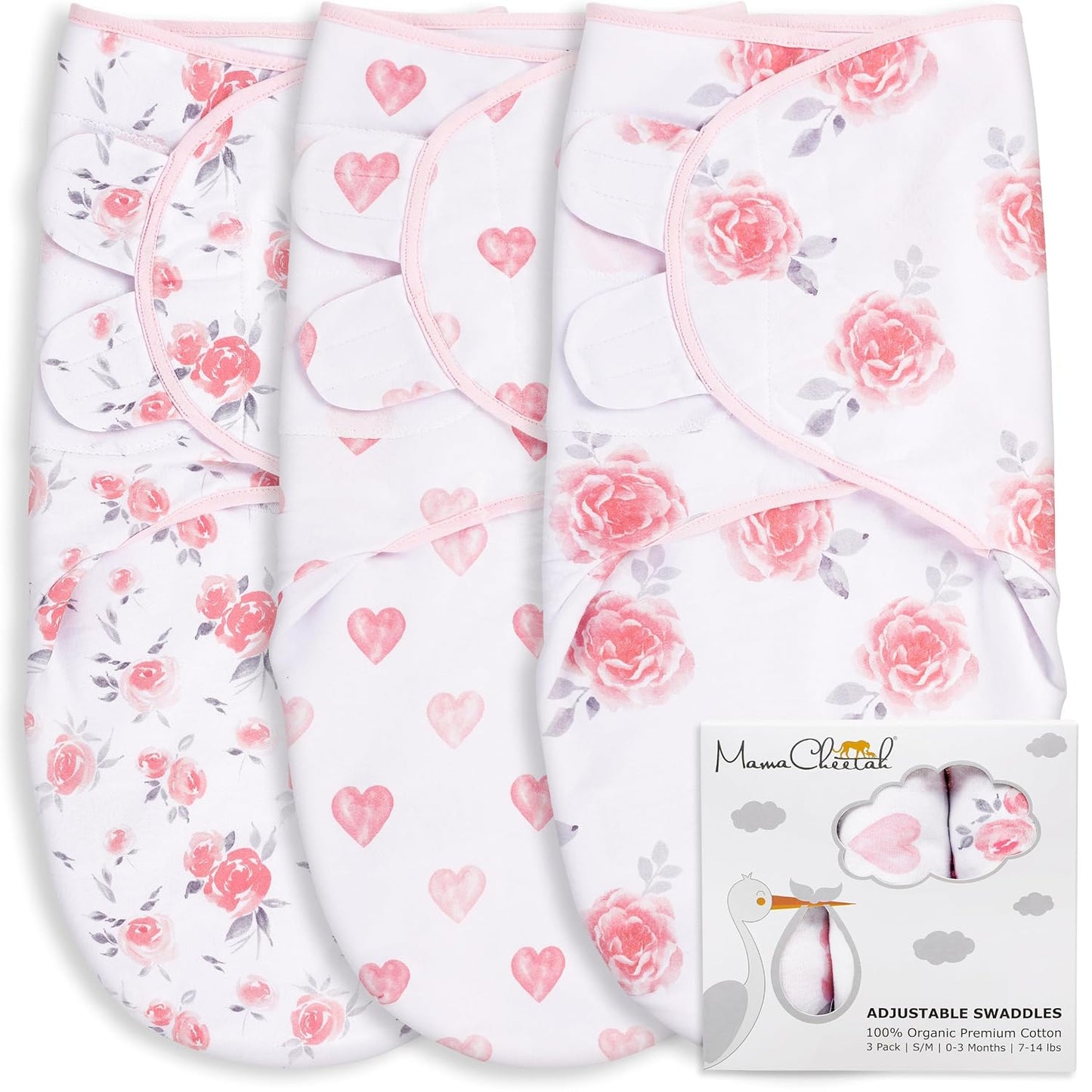 Mama Cheetah Preemie Swaddle Sack for Comfortable Sleep