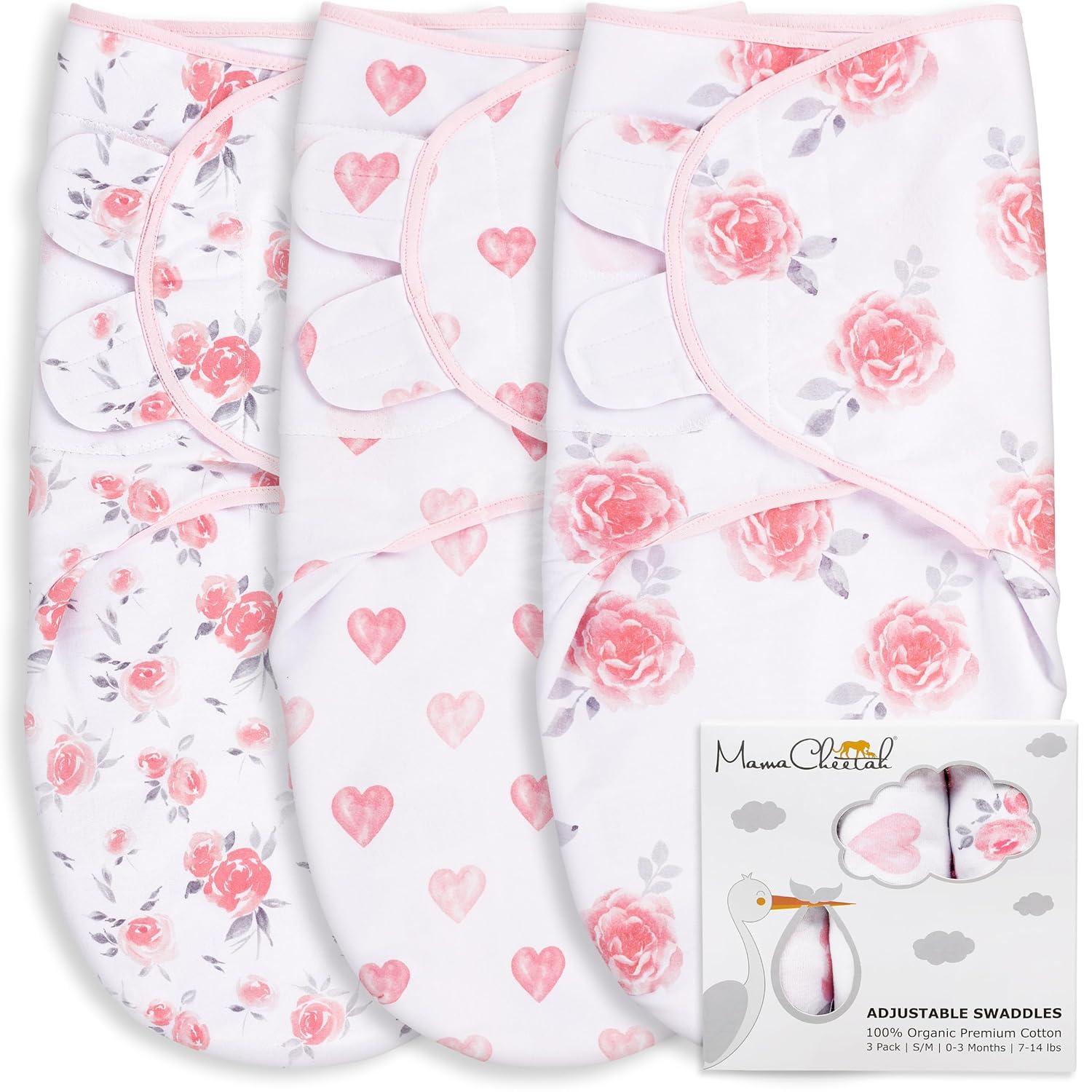Mama Cheetah Preemie Swaddle Sack for Comfortable Sleep