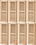 Homewell 8 Pcs White Oak Wood Floor Register 4x12 - Unfinished Pack