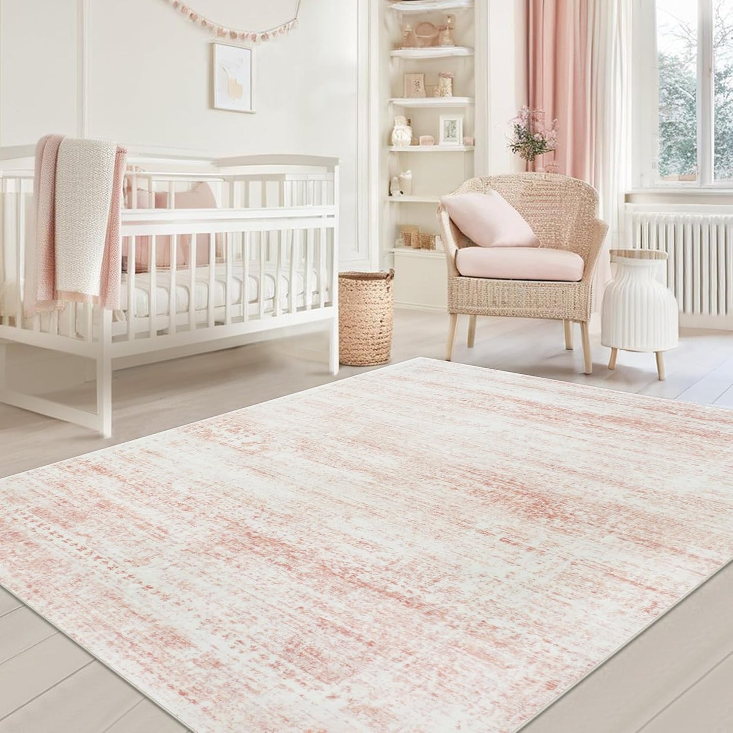 Ultra Soft 5x7 Washable Area Rugs for Living Room and Bedroom