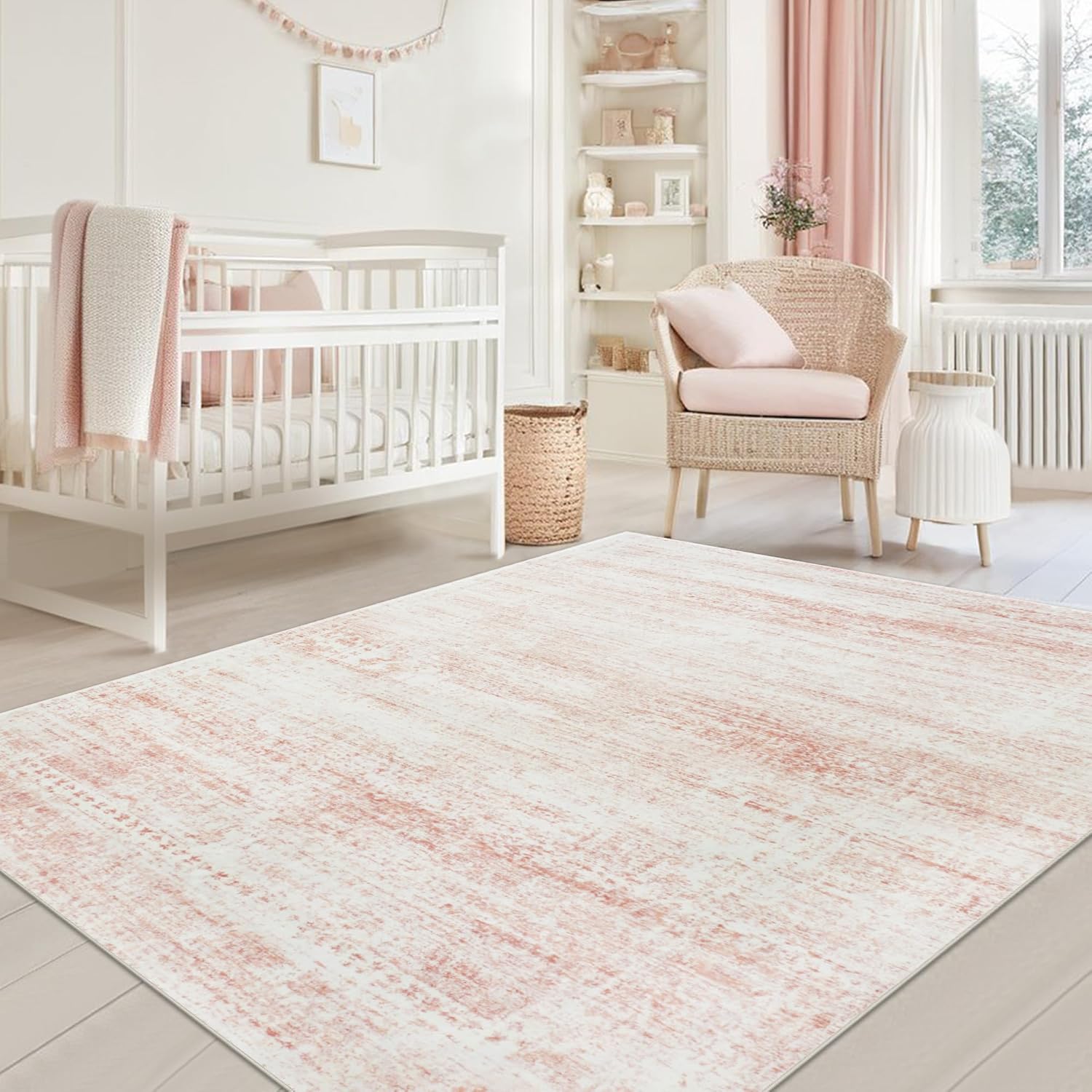 Ultra Soft 5x7 Washable Area Rugs for Living Room and Bedroom