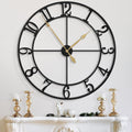 LEIKE 40 in Extra Large Wall Clock - Decorative Silent Metal Clock