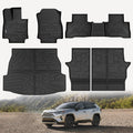 KARPAL Floor Mats Fit for Toyota RAV4 2019-2025 - Custom TPE Full Set