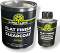 LiME LiNE 2K Clear Coat 1.25 Quart Kit - Durable Flat/Satin Finish