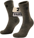 Alpaca Wool Micro Crew Hiking Socks Midweight Moisture Wicking - Plush