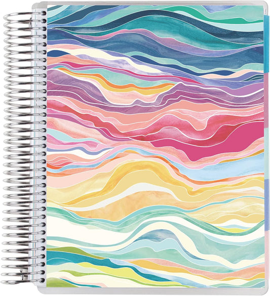 7in x 9in Undated Spiral Bound Life Planner for Organized Living