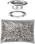 Yescom 2000 pcs #0 Grommet Kit 1/4 in - Bulk Nickel Eyelets