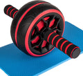 Wide Ab Roller Wheel for Strong Core - Noise-Free & Accessories - JHYSHAN