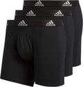 adidas Men's Stretch Cotton Boxer Briefs - 3-Pack Comfort