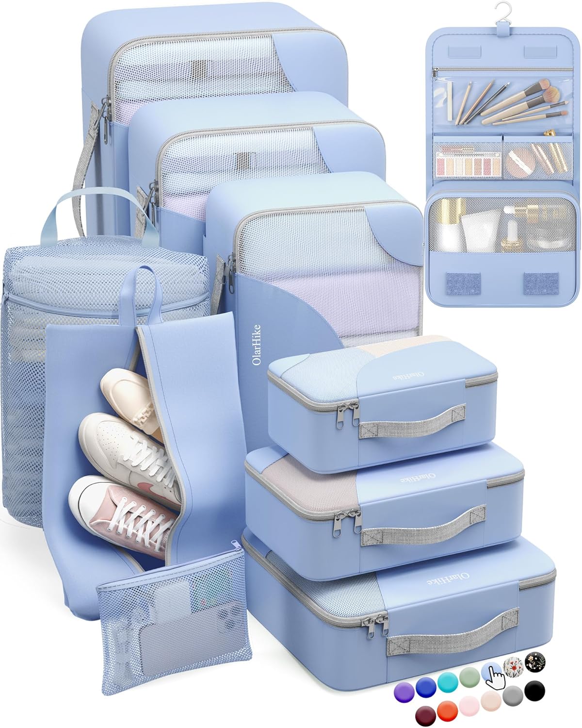 Durable Packing Cubes for Suitcases by OlarHike - Travel Smart