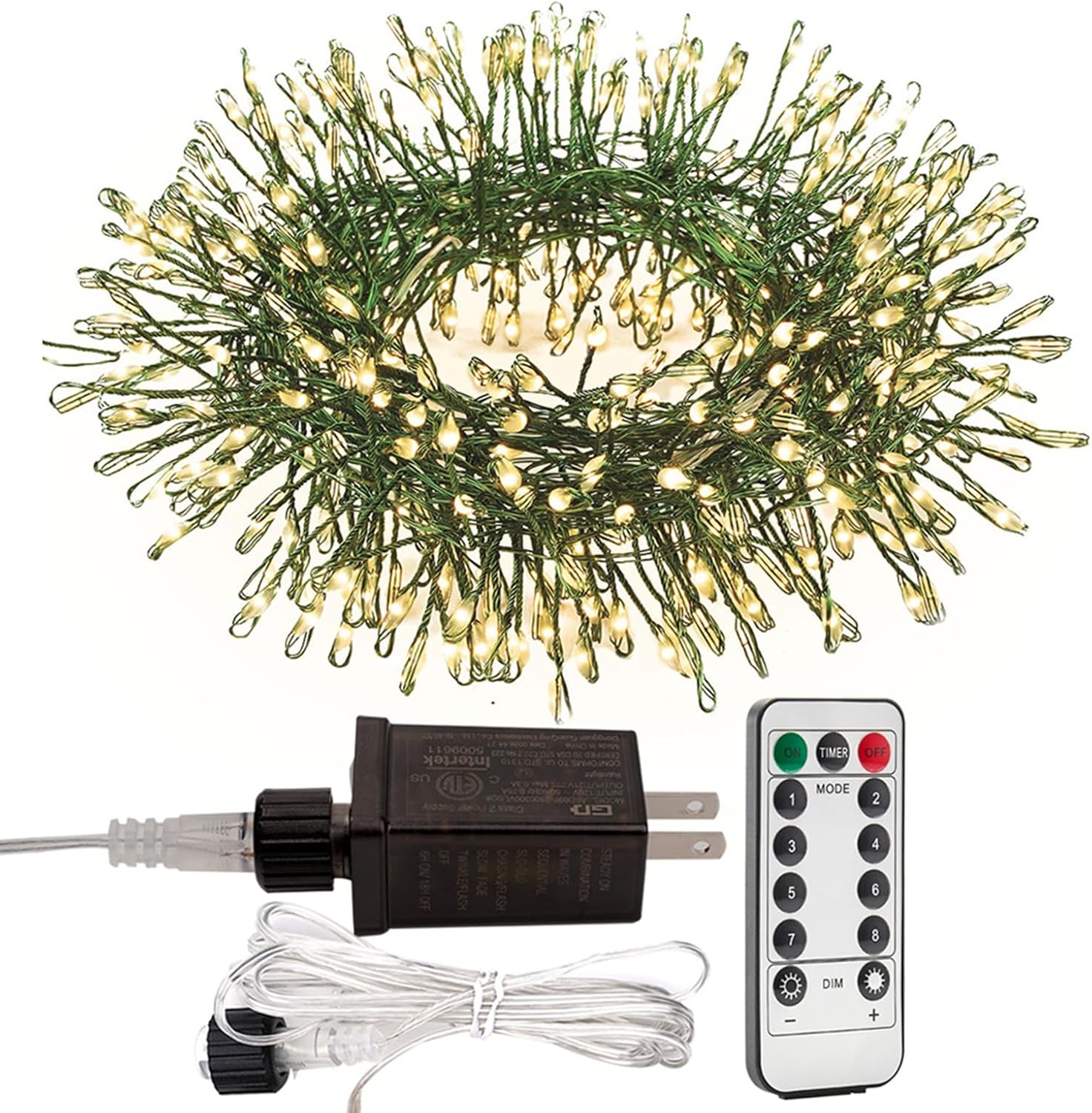 Firecracker Fairy Lights 100FT Waterproof Twinkle Lights for Decor