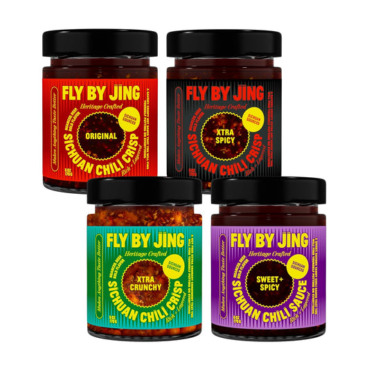FLYBYJING Chili Crisp Bundle: Four Premium Sauces for All Dishes