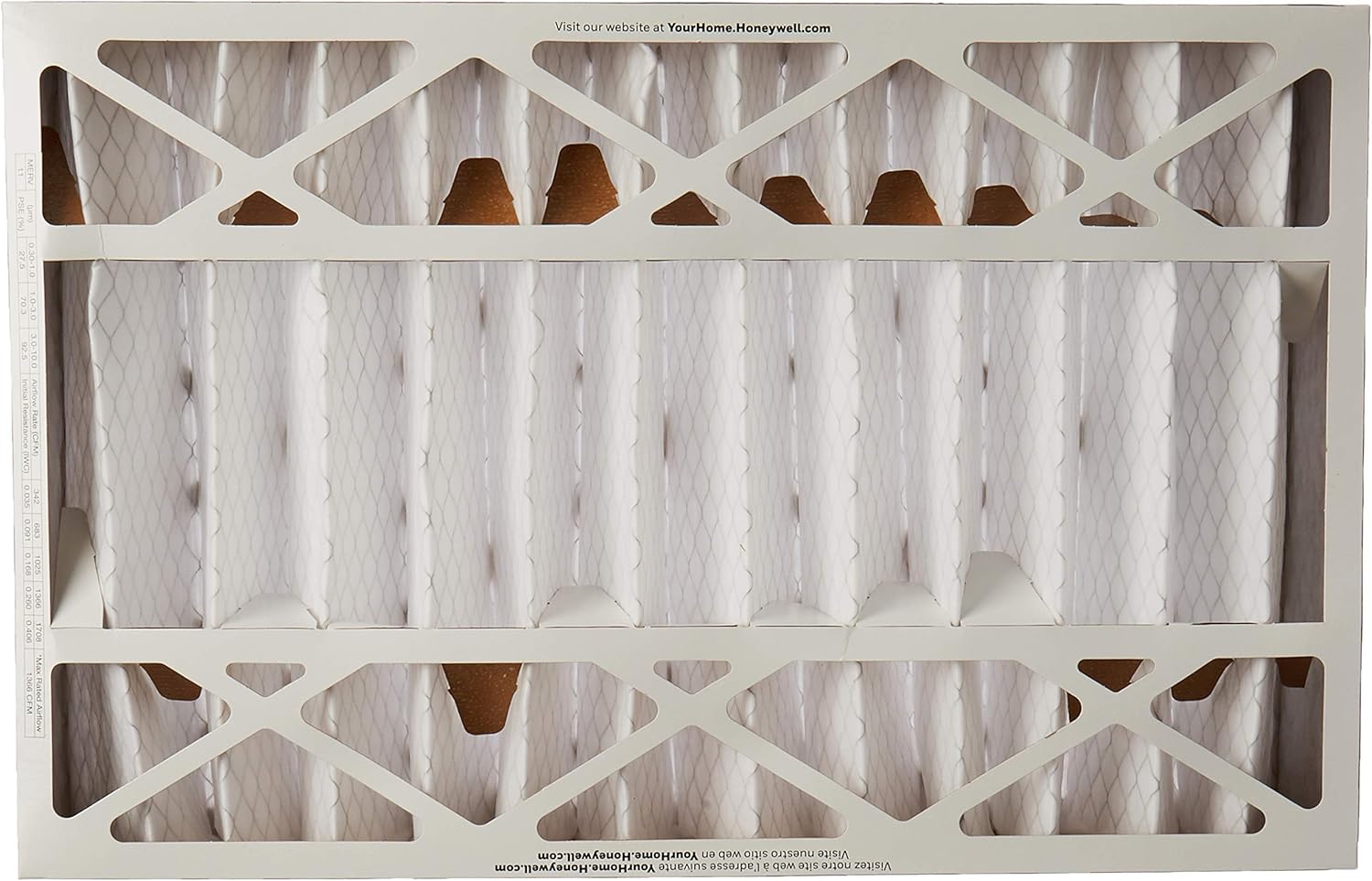 Honeywell FC100A1029 Air Filter 16x25x4 - 2-Pack for Clean Air