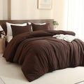 Paxrac Earthy Brown California King Comforter Set - All-Season Comfort