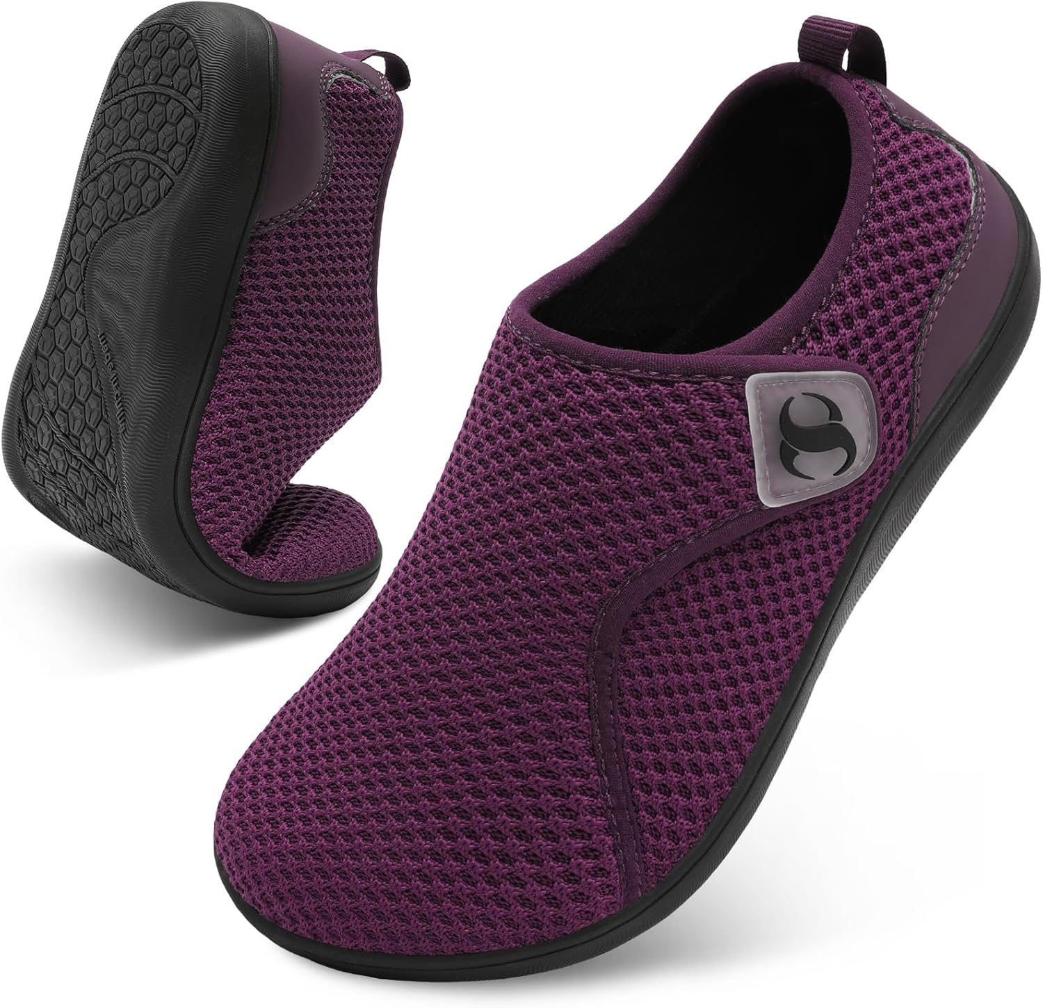 Womens Walking Shoes Comfortable Wide Adjustable Zero Drop Sneakers