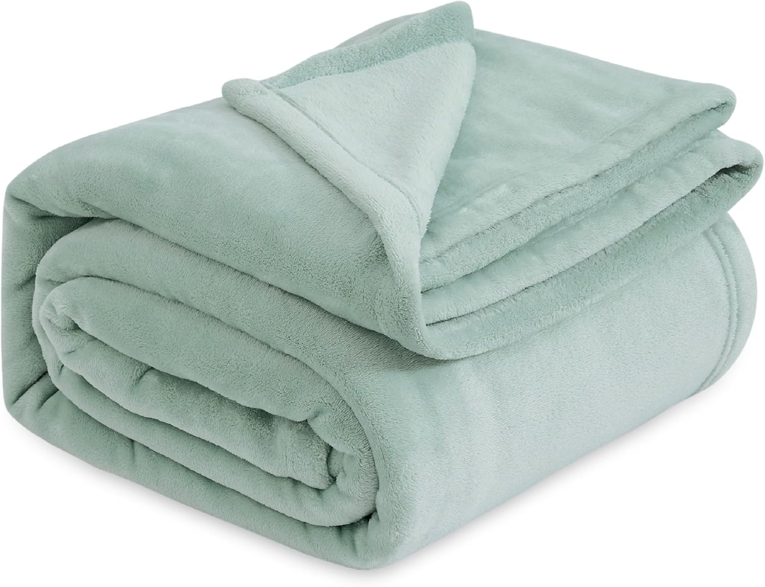 Bedsure GentleSoft Sage Green Fleece Blanket for Cozy Comfort
