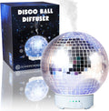 Disco Ball Diffuser Rotating 300ML - Silver Aromatherapy