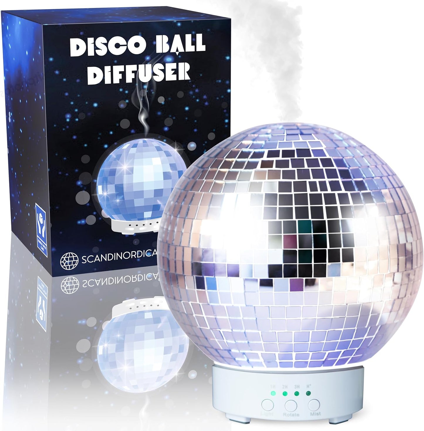Disco Ball Diffuser Rotating - 300ML Essential Oil Diffuser