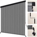 Artpuch Outdoor Roller Shade for Patios and Gazebos 8ft W x 8ft H