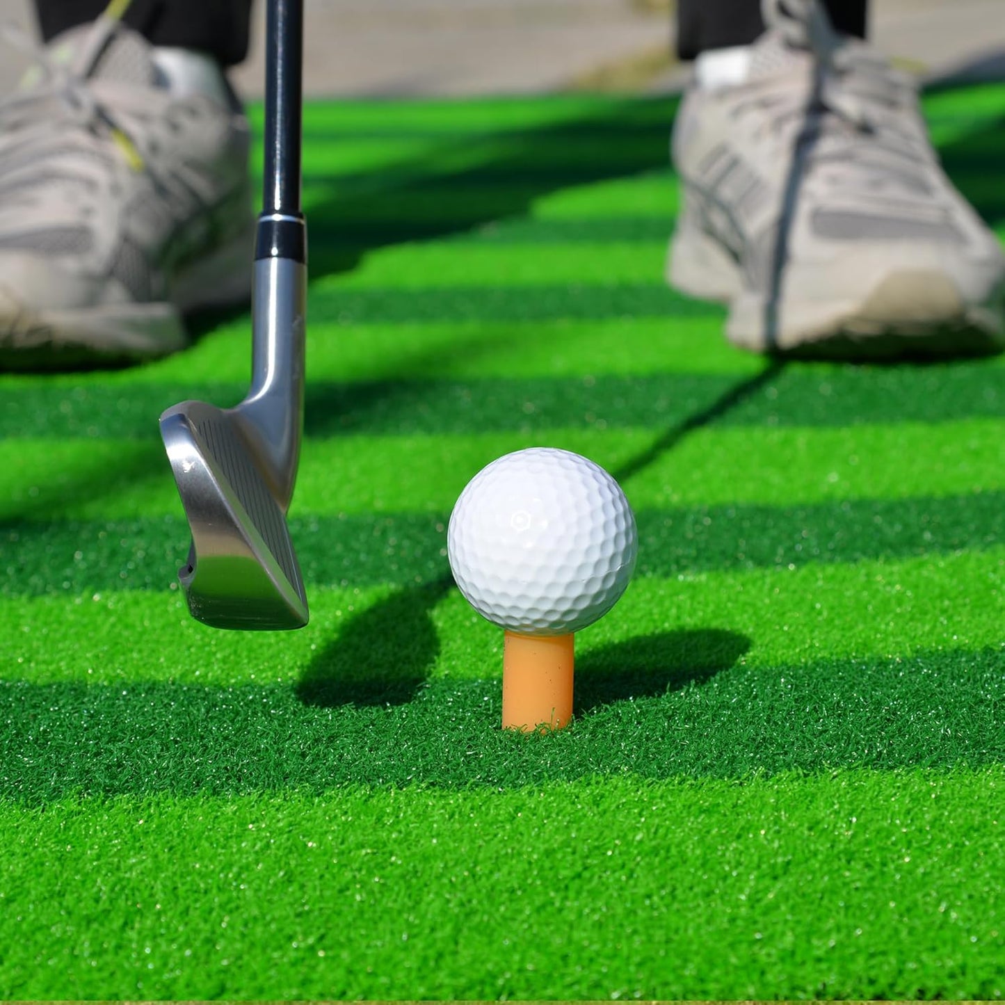 Alignment Guide Golf Mat for Precision Strikes