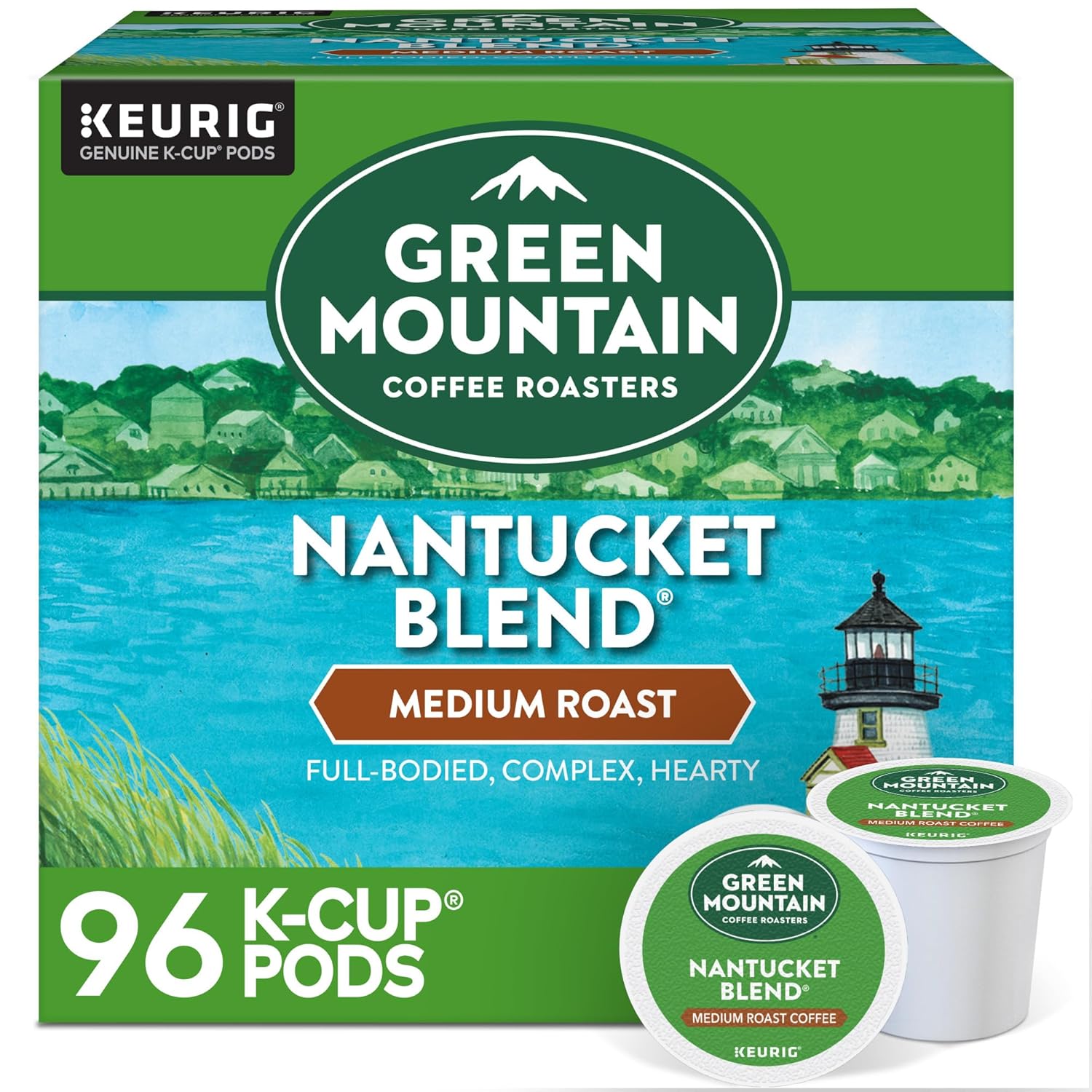 96 Count Nantucket Blend K-Cup Pods for Flavorful Mornings!