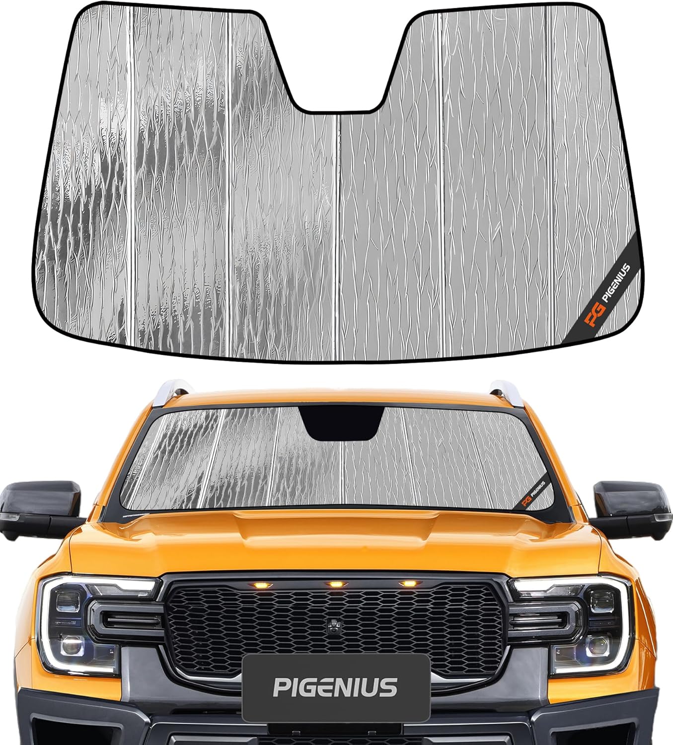 Windshield Sun Shade for Ford Ranger 2024-2025 - Beat the Heat