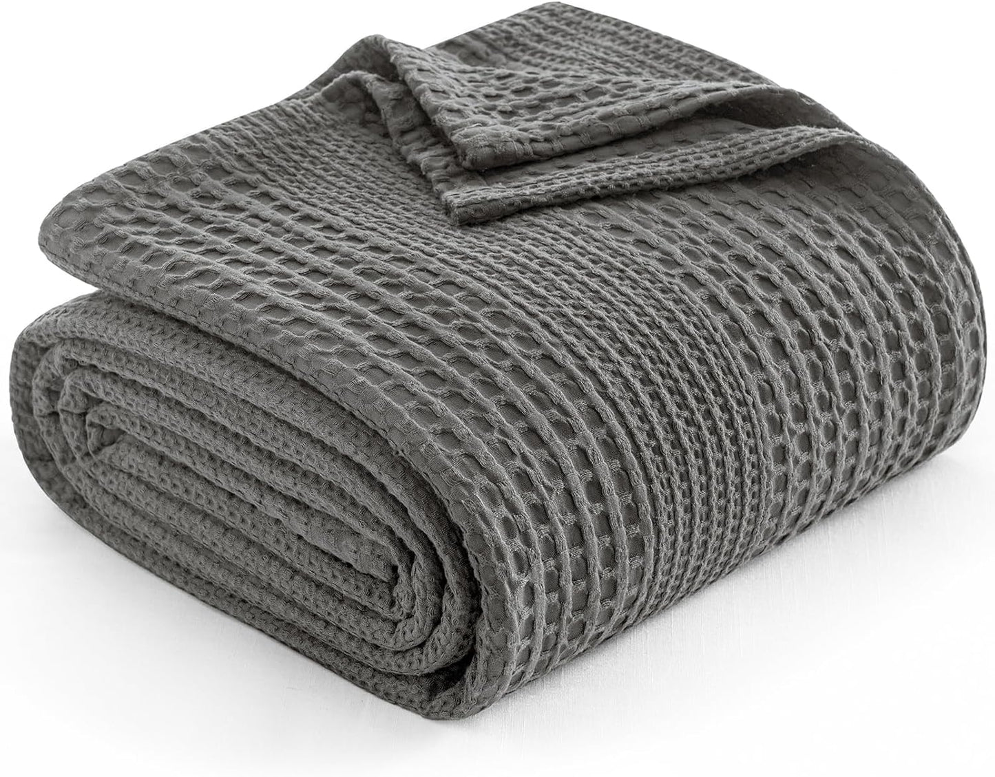 PHF Lightweight Waffle Weave Blanket King Size for All Seasons