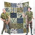 Fishing Throw Blanket for Kids and Teens - Soft Lightweight Plush 40in