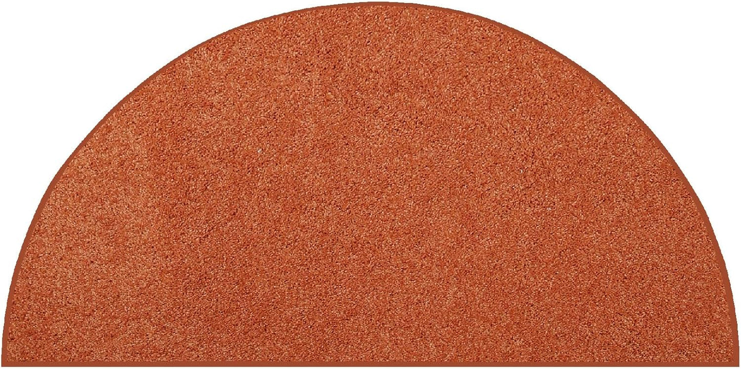 Pet Friendly Solid Color Area Rug Orange - Perfect for Any Room