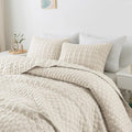 WDCOZY Ivory Quilts Queen Size Bedding Set for All Seasons