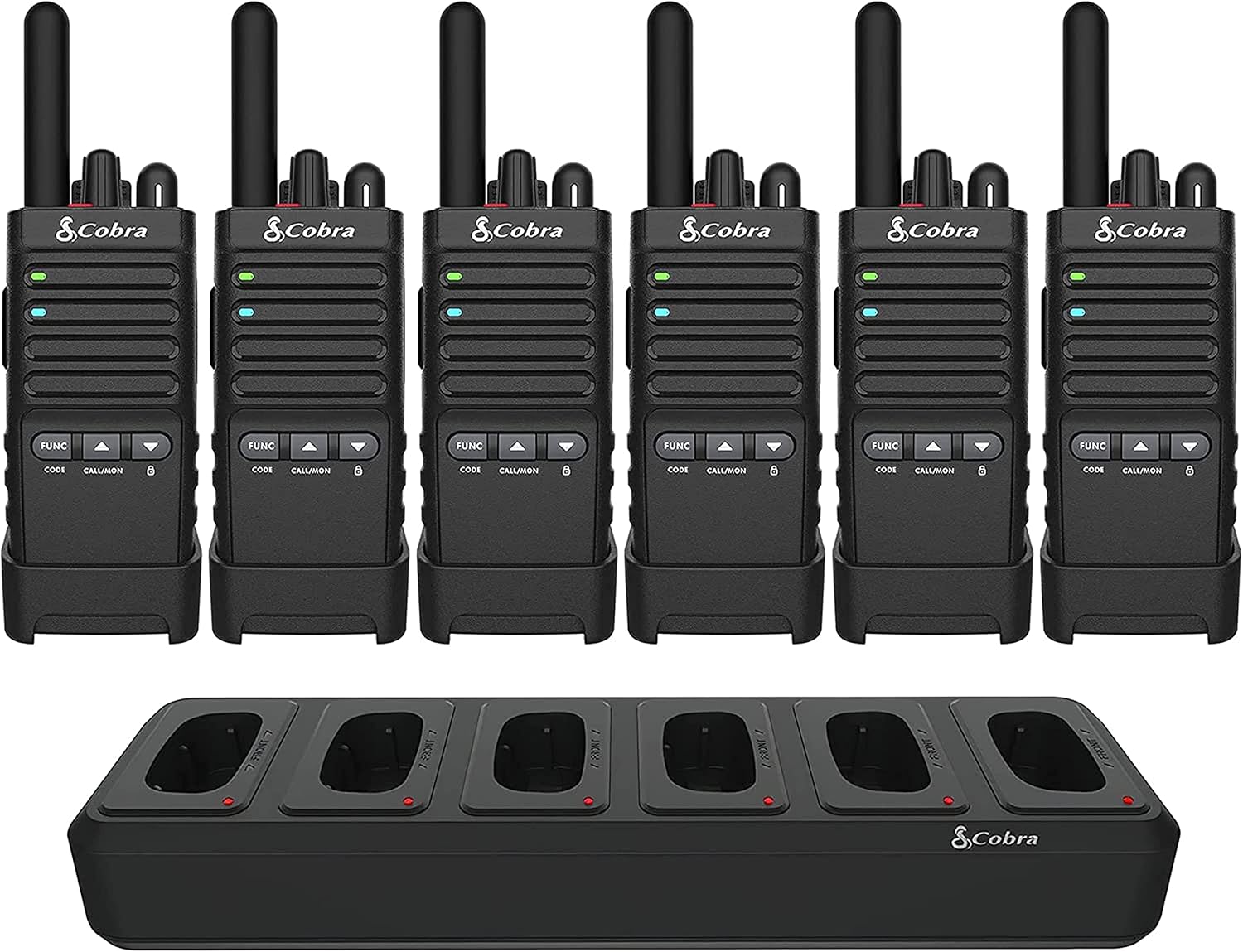 Cobra PX650 BCH6 Walkie Talkies - Professional Two-Way Radio Set