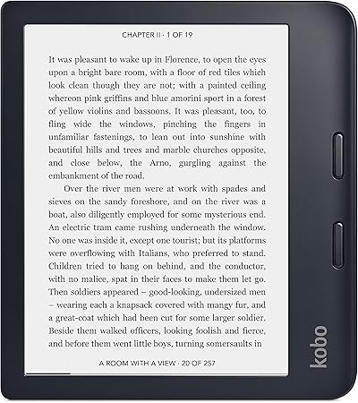 Kobo Libra 2 eReader with 7 Glare Free Touchscreen Features