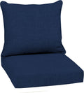 Arden Outdoor Deep Seat Cushion Set 22 in x 24 in - Weather-Proof