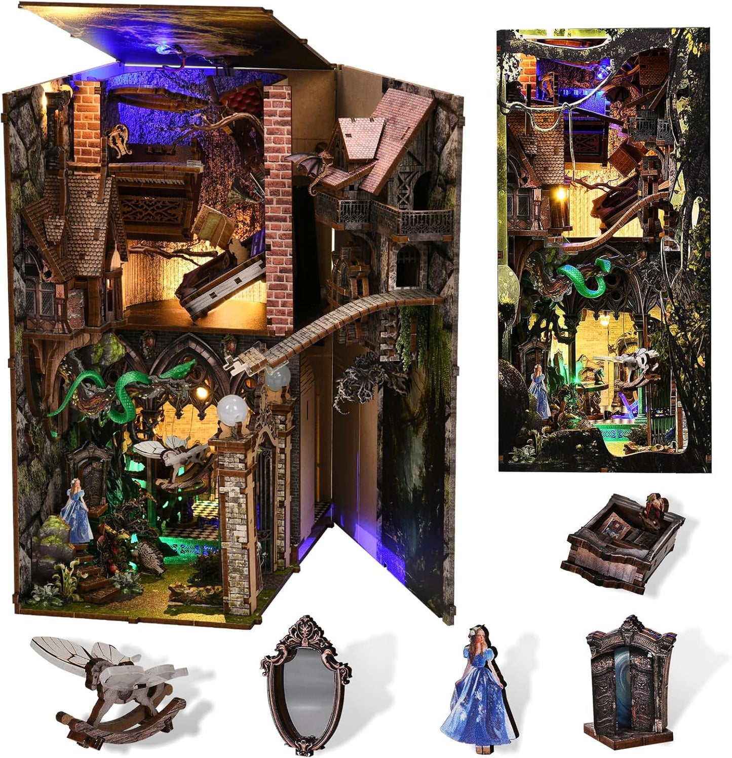 Book Nook Kit for Adults - DIY Miniature House Puzzle Decor