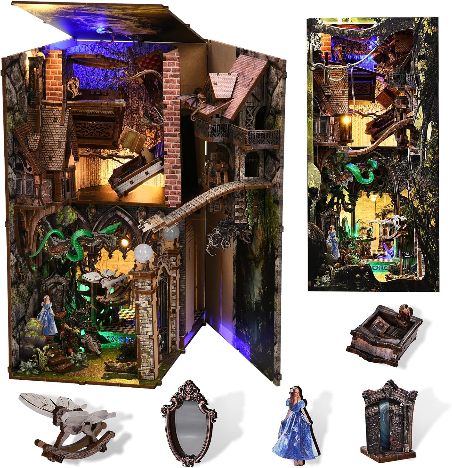 Book Nook Kit for Adults - DIY Miniature House Puzzle Decor
