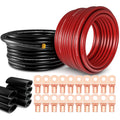 40FT 1/0 Gauge Wire CCA Power & Ground Cable - Durable Car Audio
