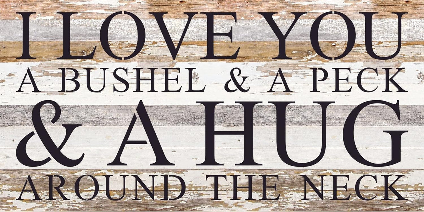Vintage Farmhouse Reclaimed Wood Love Sign for Rustic Decor